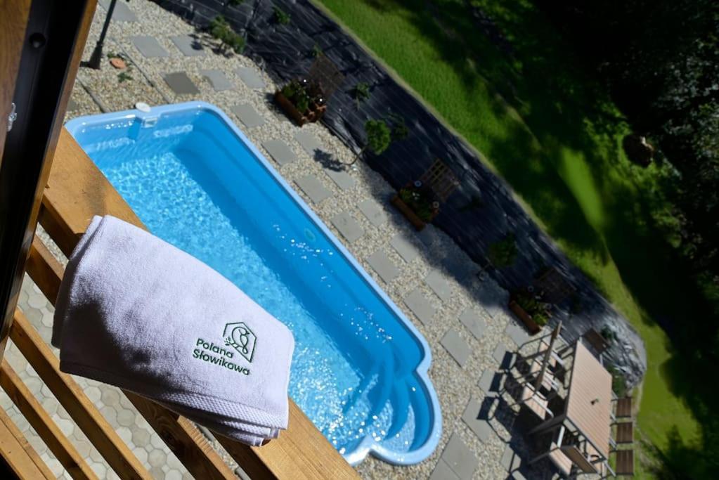 Polana Slowikowa 5 Star- Domek W Gorach Z Jacuzzi, Sauna,Basen,Ogrod Z Lasem, Kominek I Narty Stroza  المظهر الخارجي الصورة