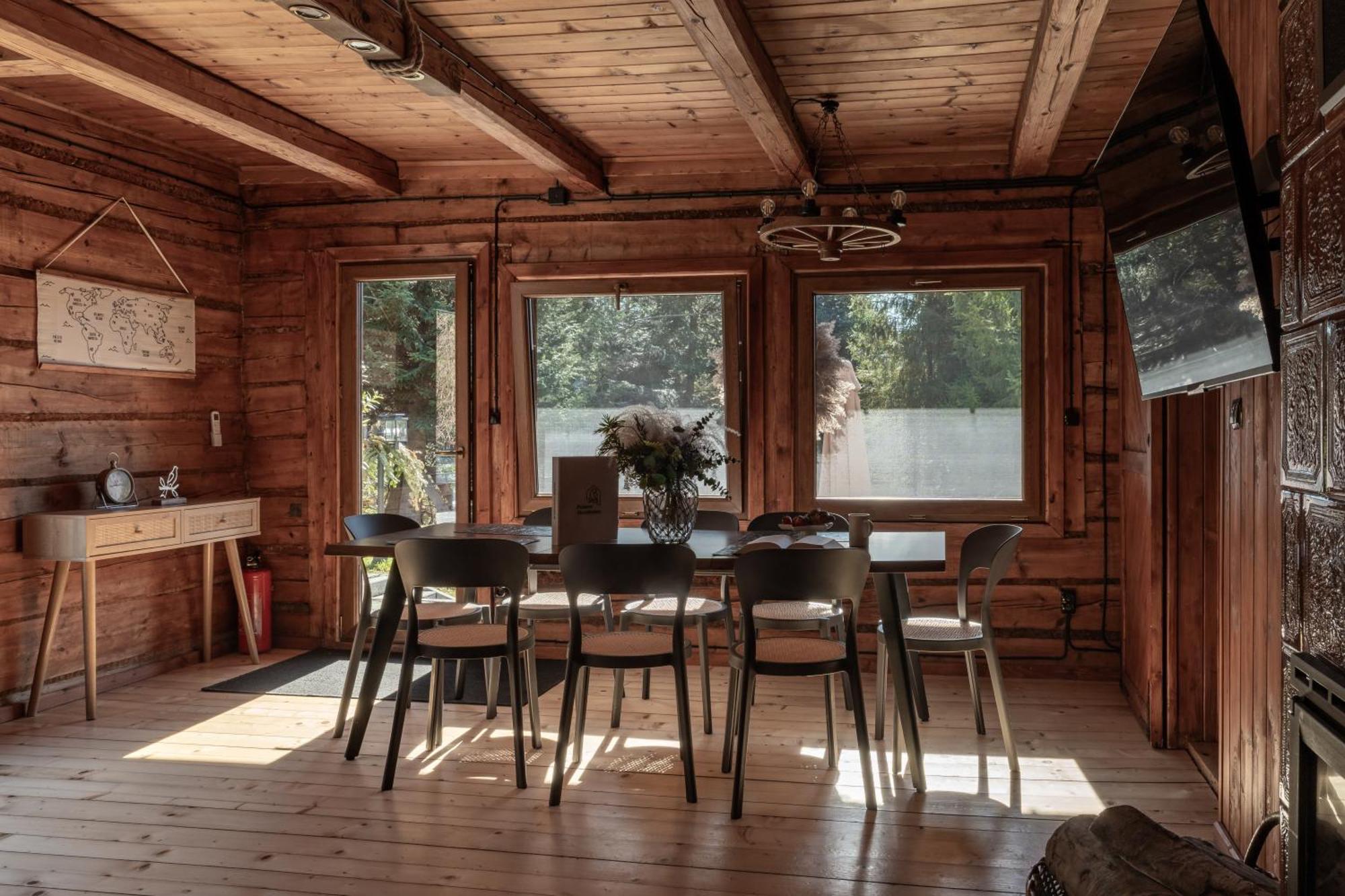 Polana Slowikowa 5 Star- Domek W Gorach Z Jacuzzi, Sauna,Basen,Ogrod Z Lasem, Kominek I Narty Stroza  المظهر الخارجي الصورة